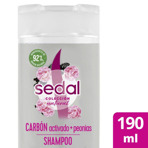 Shampo Sedal Carbón Activado y Peonias X 190 Ml - Imagen 3