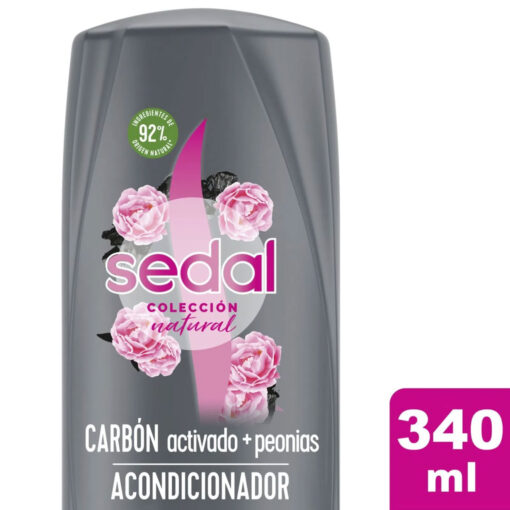 Acondicionador Sedal Carbón Activado y Peonias X 340 Ml - Imagen 3