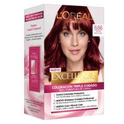Tintura Permanente en Kit Excellence 6,66