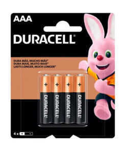 Pilas AAA Duracell X 4 U
