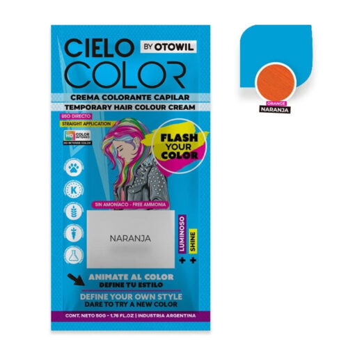 Crema Colorante Otowil Cielo Color Naranja