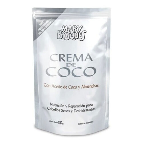 Tratamiento Capilar Repuesto Mary Bosques Aceite de Coco y Almendras X 250 Gr