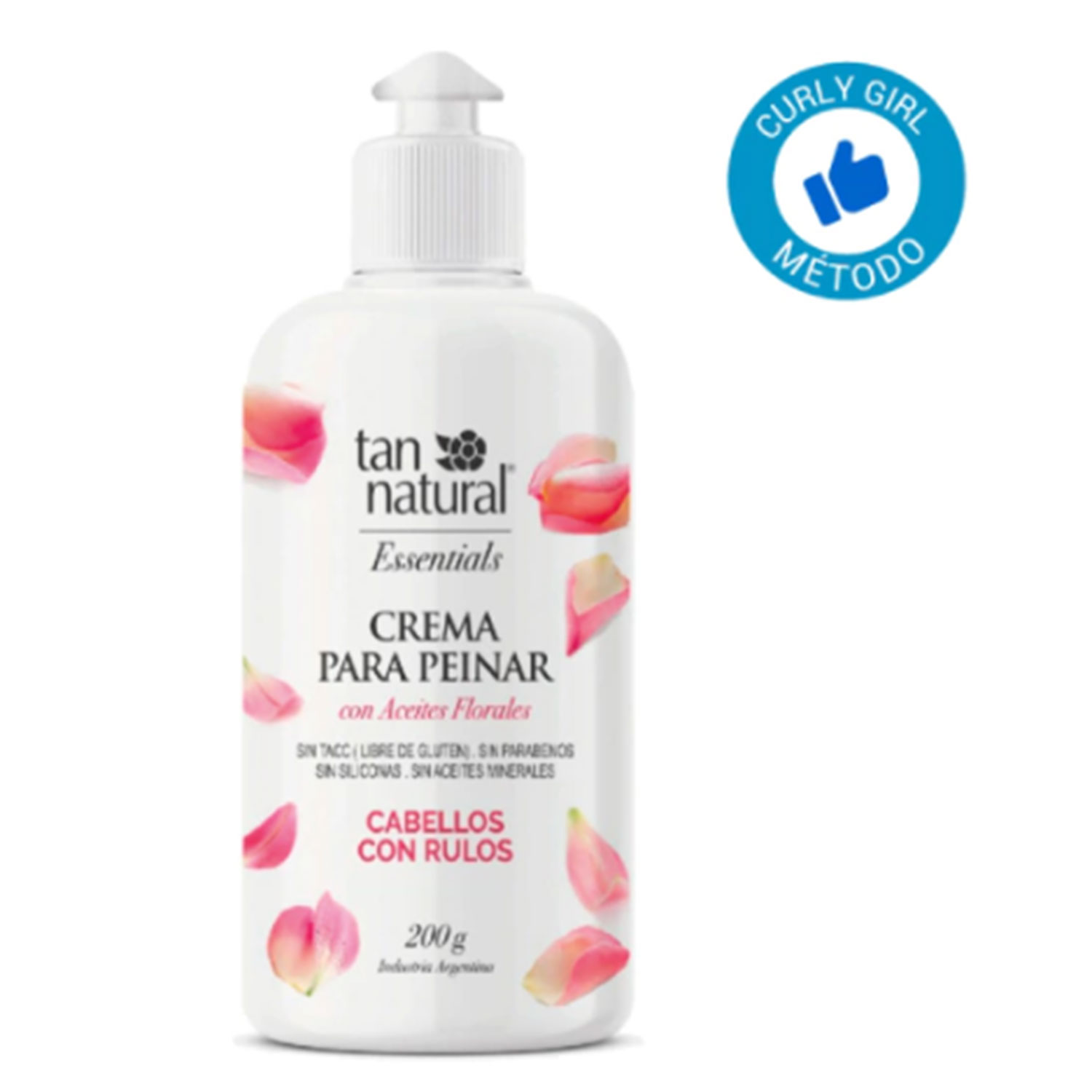 Crema para Peinar Tan Natural Rulos X 200 Ml