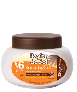 Crema Sapolan Rayito de Sol con Zanahoria FPS 6 X 240 Gr