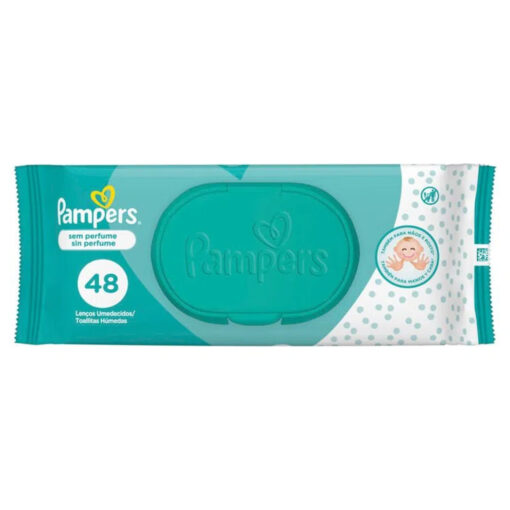 Toallitas Húmedas Pampers Sin Perfume X 48 U