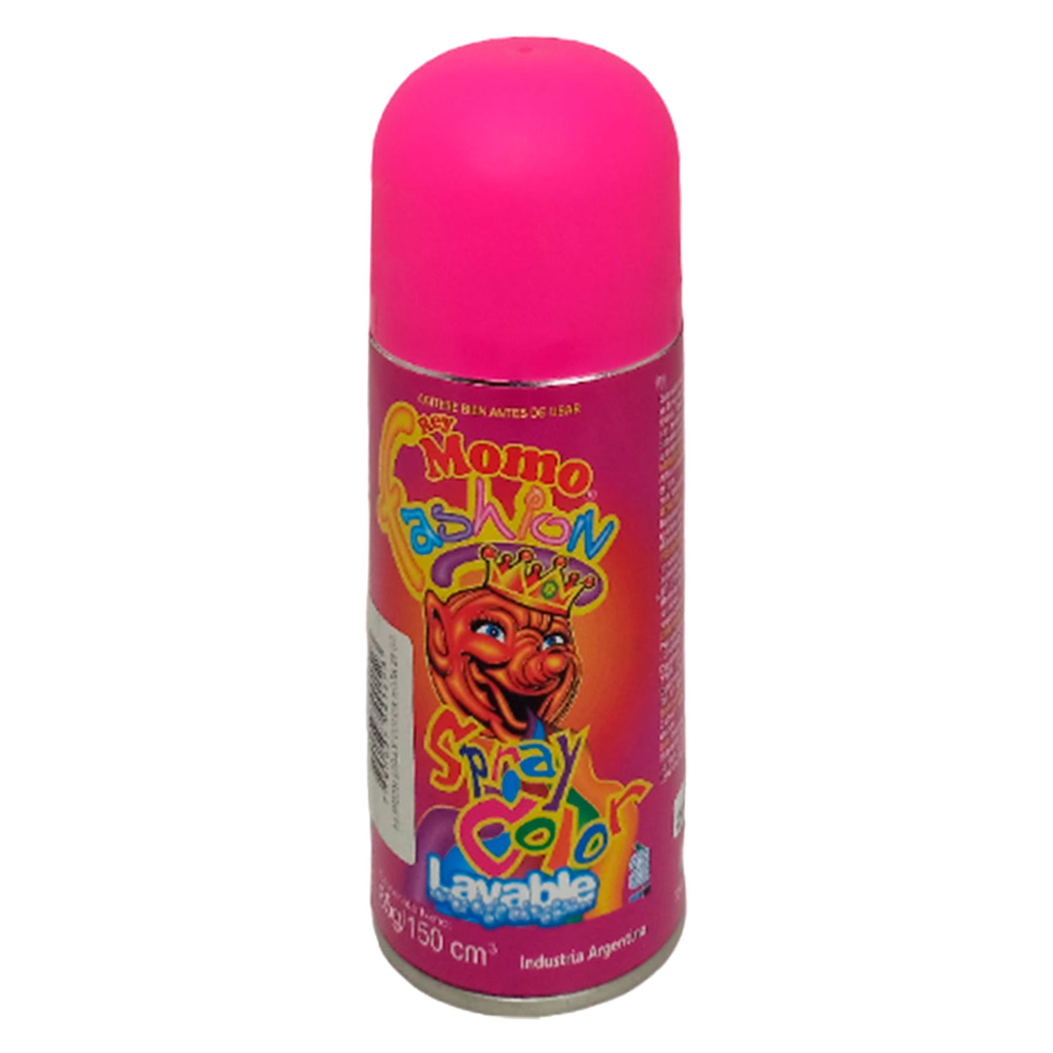 Spray Color para Pelo Rey Momo Fucsia X 85 Gr