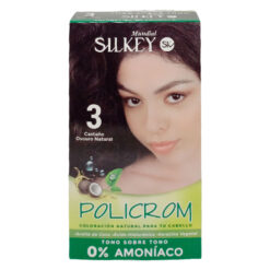 Tintura Permanente en Kit Silkey Policrom sin Amoníaco 3