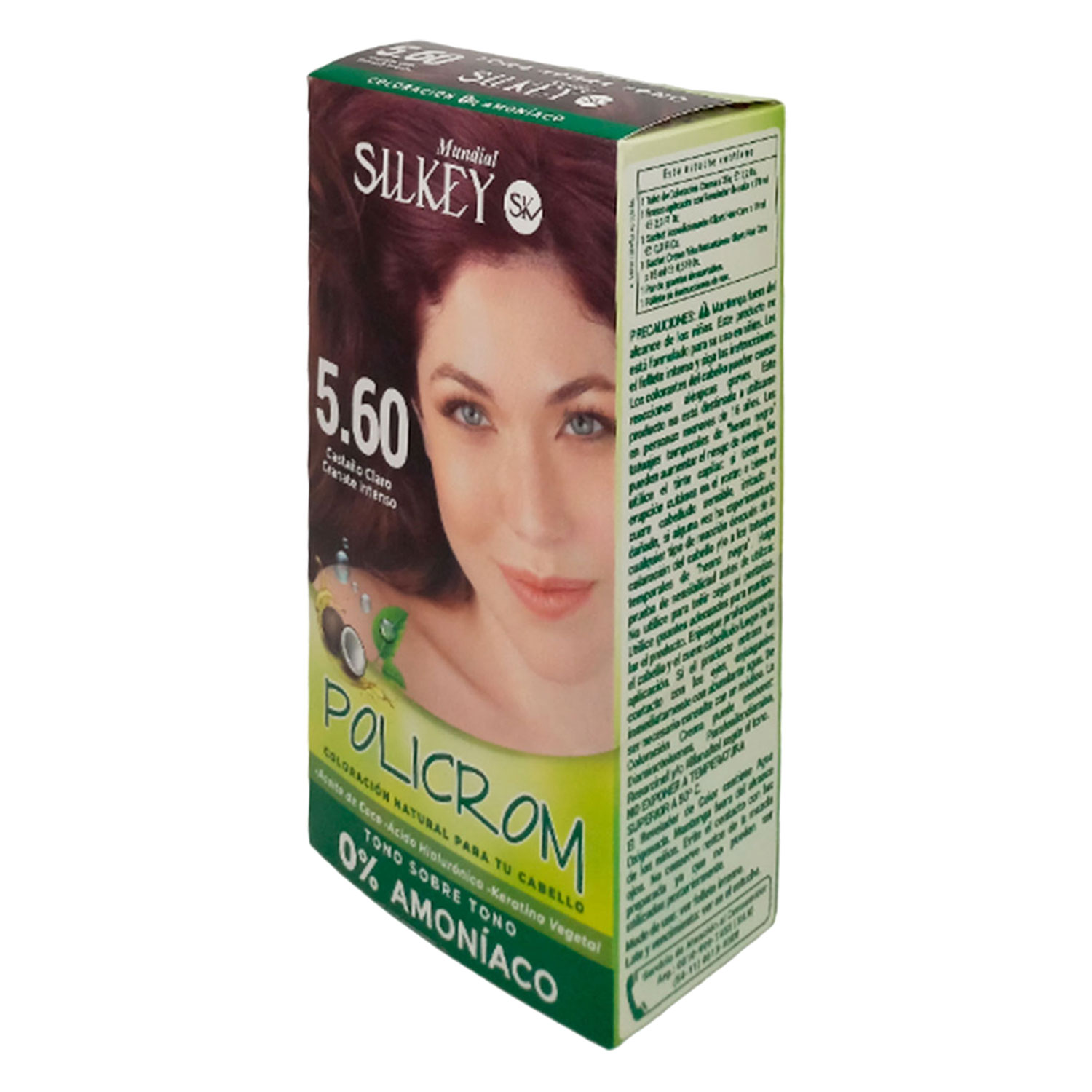 Tintura Permanente en Kit Silkey Policrom sin Amoníaco 5,6 X 1 U - Imagen 3