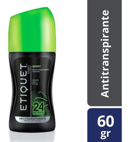 Antitranspirante Rollon Etiquet Men Sports X 60 Gr - Imagen 2