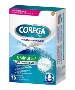Tabletas Limpiadoras Corega Tabs 3 Minutos X 30 U