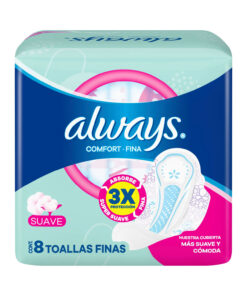 Toallitas Femeninas Always Comfort Fina Suave X 8 U