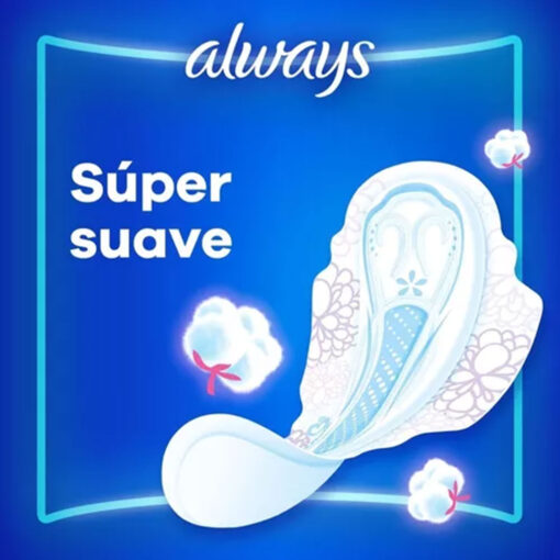 Toallitas Femeninas Always Comfort Fina Suave X 8 U - Imagen 3