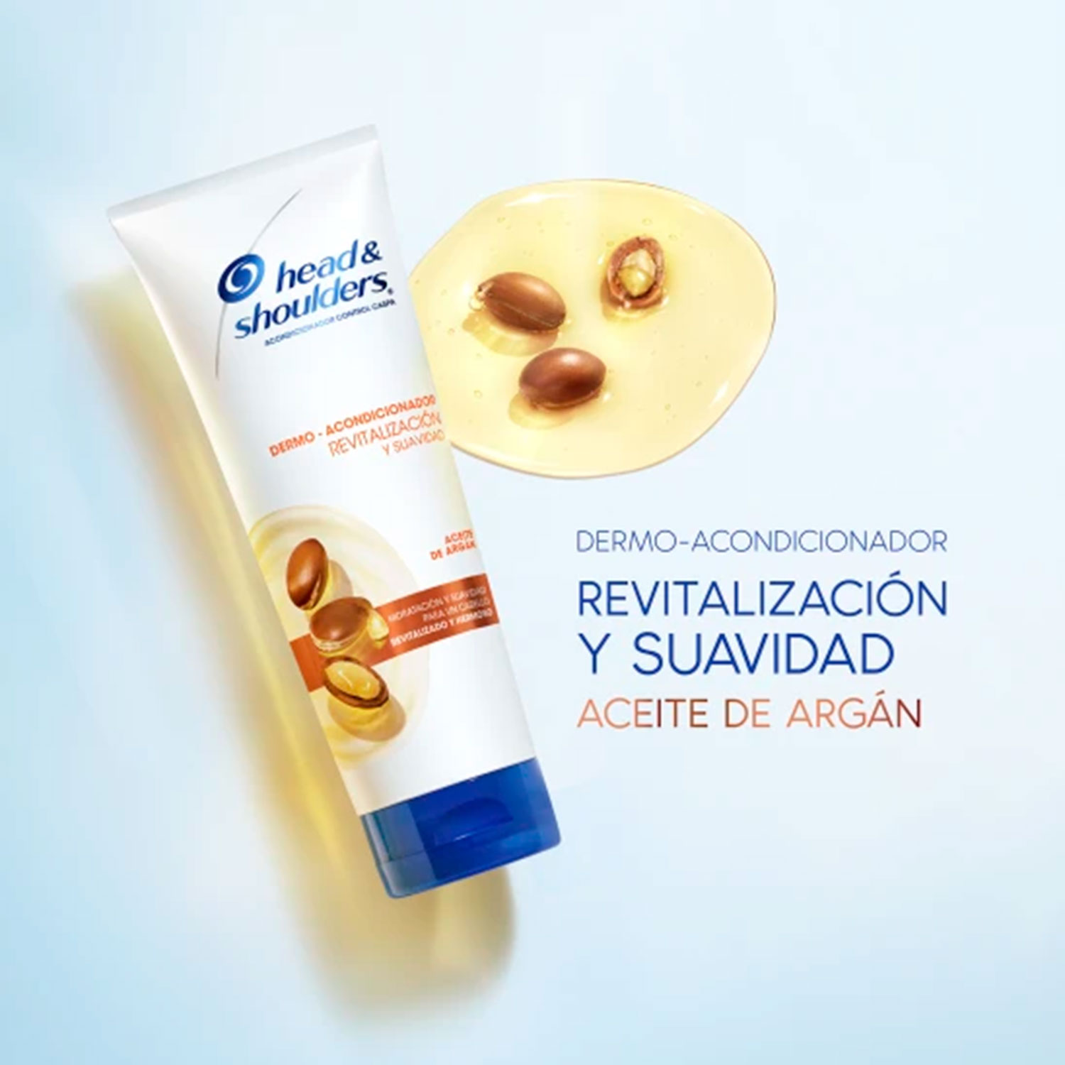 Dermo Acondicionador Head & Shoulders Aceite de Argán X 300 Ml - Imagen 3