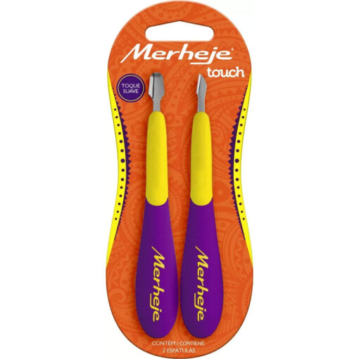 Conjunto de Espátulas para Cutículas Merheje Touch Suave X 2 U