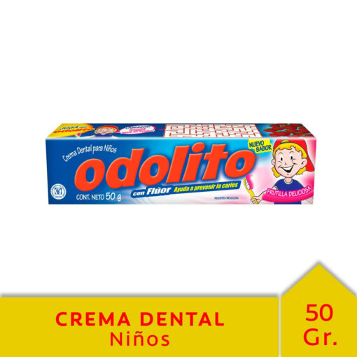 Crema Dental Odolito Con Fluor Frutilla X 50 Gr - Imagen 3