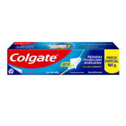 Crema Dental Colgate Máxima Protección Anticaries Con Calci-Protect X 180 Gr