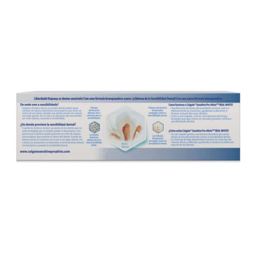 Crema Dental Colgate Sensitive Real White X 110 Gr - Imagen 2