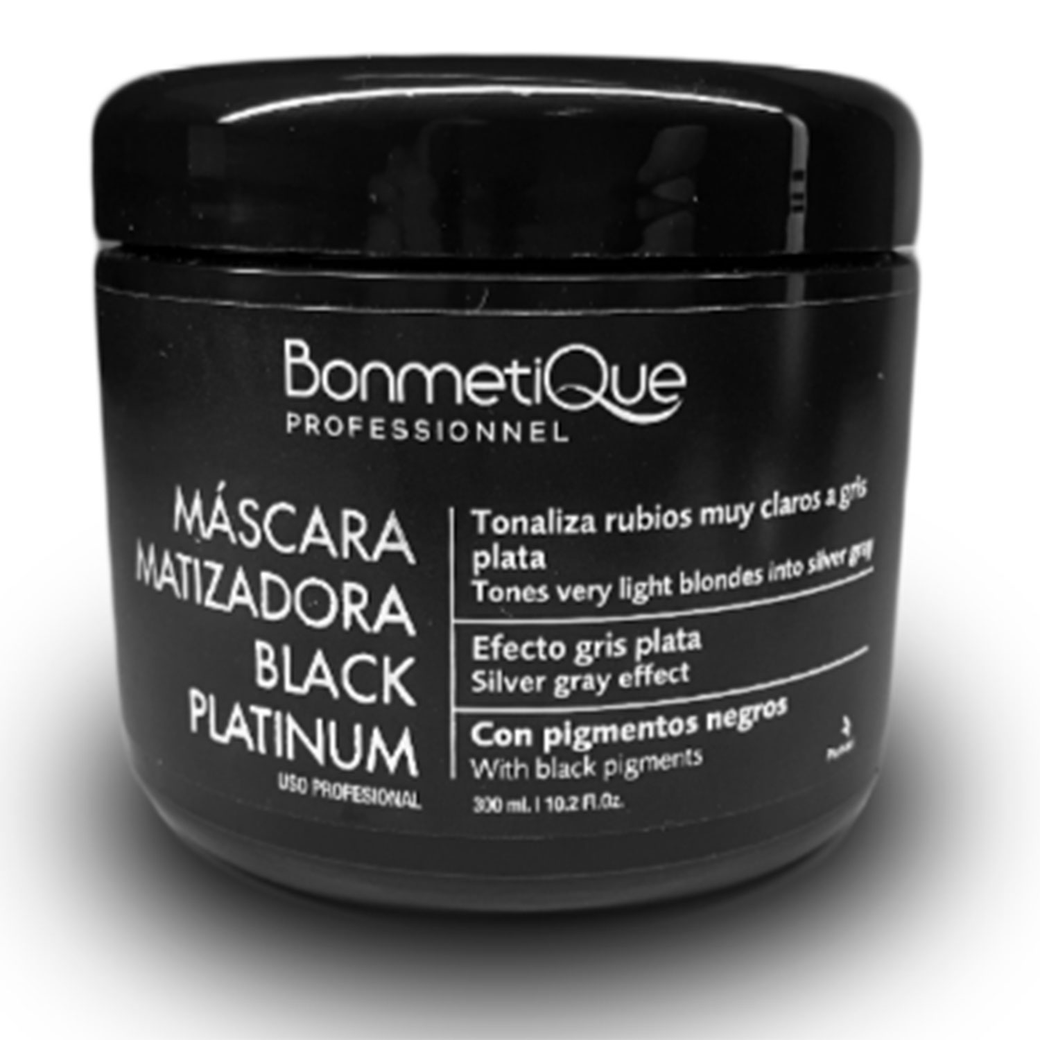 Mascara Capilar Bonmetique Black Platinium X 300 Ml