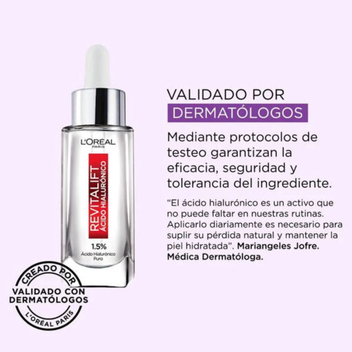 Serum facial Loreal Paris Revitalif Acido Hialuronico X 30 Ml - Imagen 4