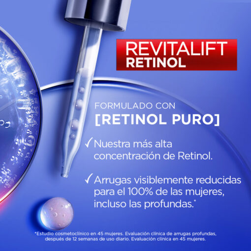 Serum de noche Loreal Revitalif Retinol X 30 Ml - Imagen 6