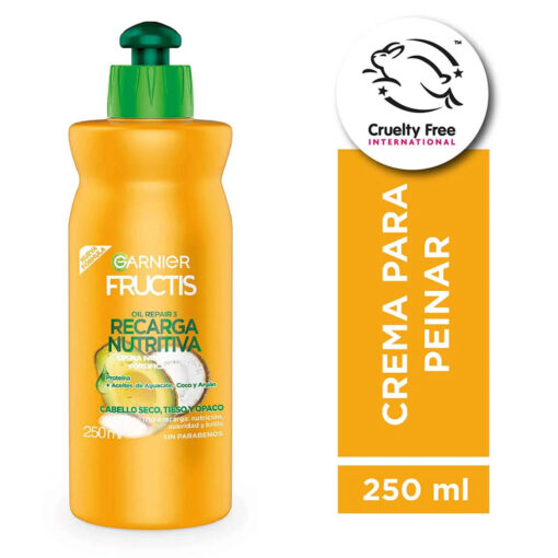 Crema para Peinar Garnier Fructis Recarga Nutritiva X 250 Ml - Imagen 3