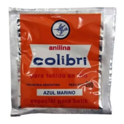 Anilina Colibrí Para Teñido en Frío Azul Marino X 20 Gr