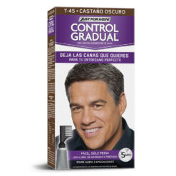 Tintura permanente en Kit Just For Men Control Gradual Castaño Oscuro