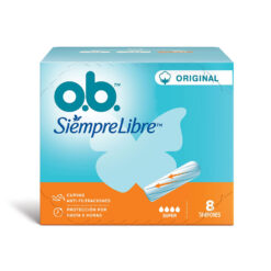 Tampones OB Siempre Libre Super X 8 U
