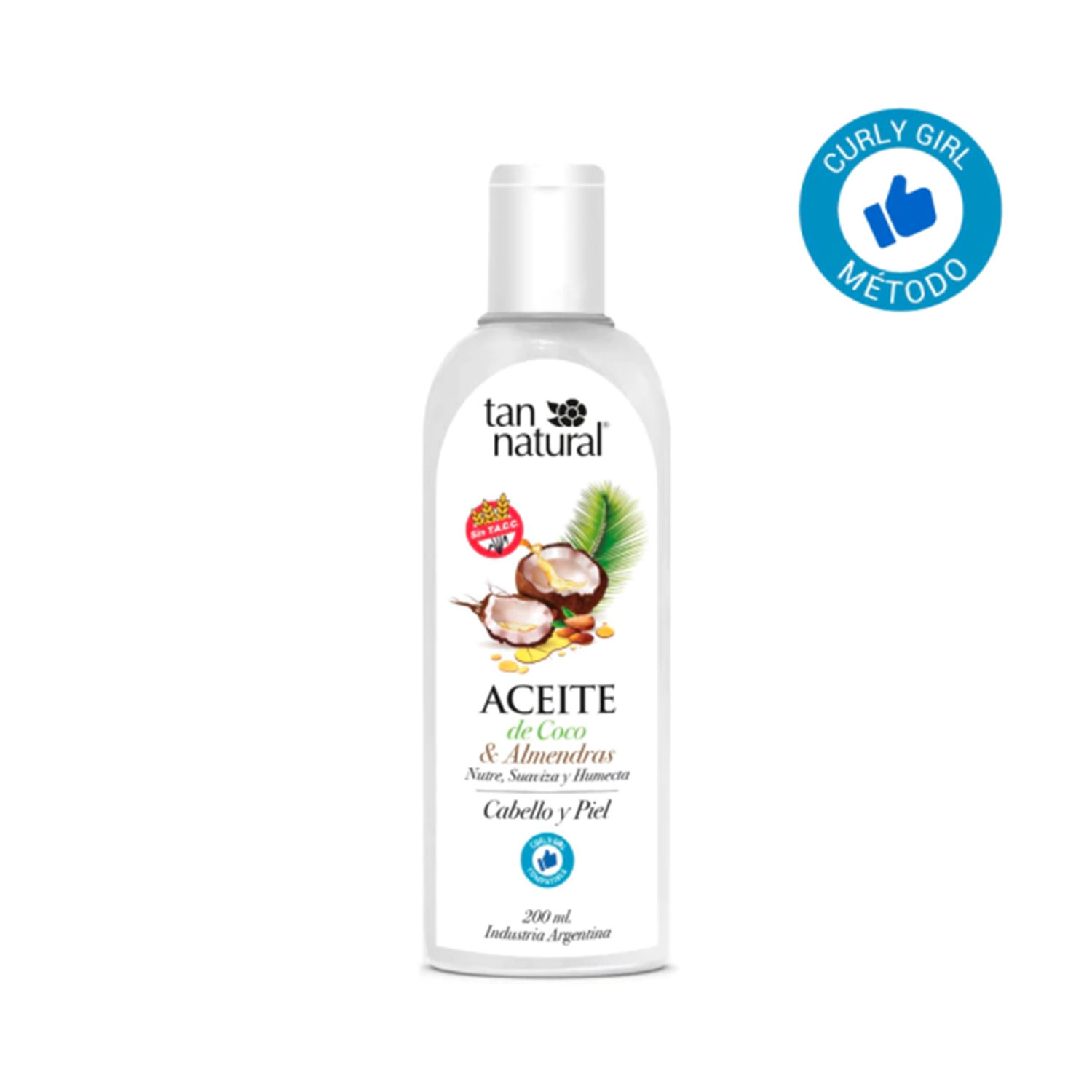 Aceite de Coco y Almendras Tan Natural X 200 Ml