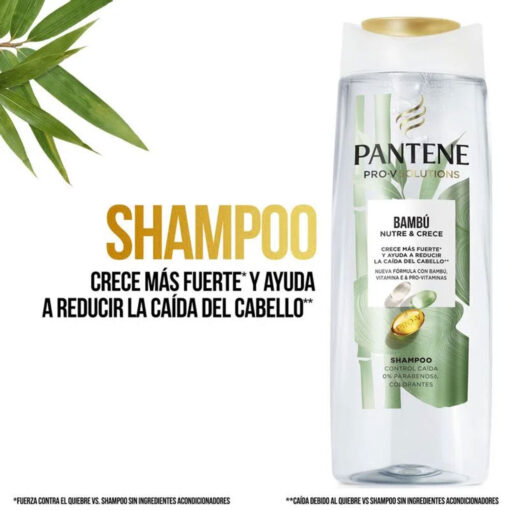 Acondicionador Pantene Pro V Essentials Bambú X 400 Ml - Imagen 2