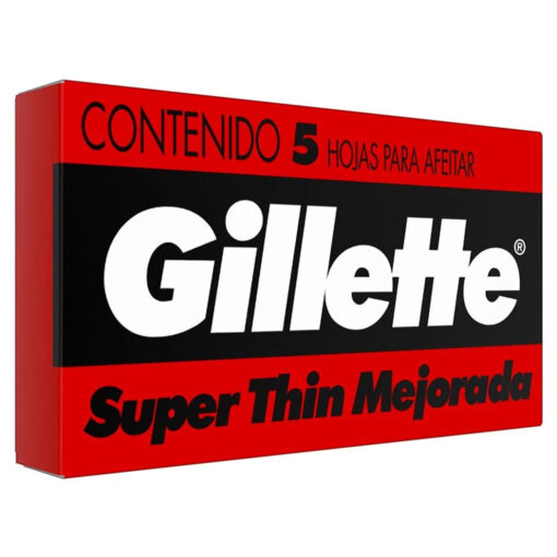 Hojas para Afeitar Gillette Super Thin X 5 U - Imagen 2