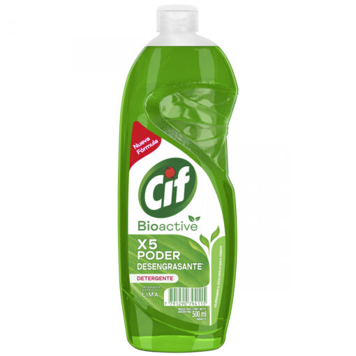 Detergente Cif Bioactive Lima X 500 Ml