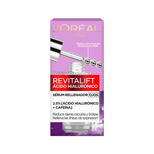 Serum Rellenador de ojos Loreal Revitalif Acido Hialuronico X 20 Ml