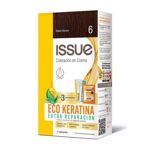 Tintura Permanente en Kit Issue Eco Keratina Extra Reparación 6