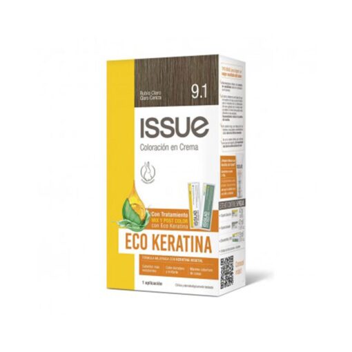 Tintura Permanente en Kit Issue Eco Keratina Extra Reparación 9,1 - Imagen 2