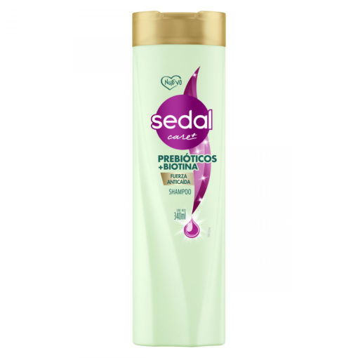 Shampoo Sedal Prebioticos + Biotina Fuerza Anticaída X 340 Ml