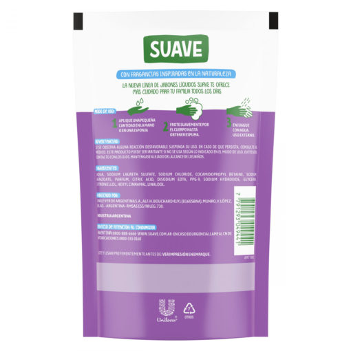 Repuesto Jabón Líquido Suave Jazmín y Almendras X 220 Ml - Imagen 2