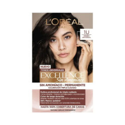 Kit Tintura Permanente Excellence Sin Amoniaco 1 Negro