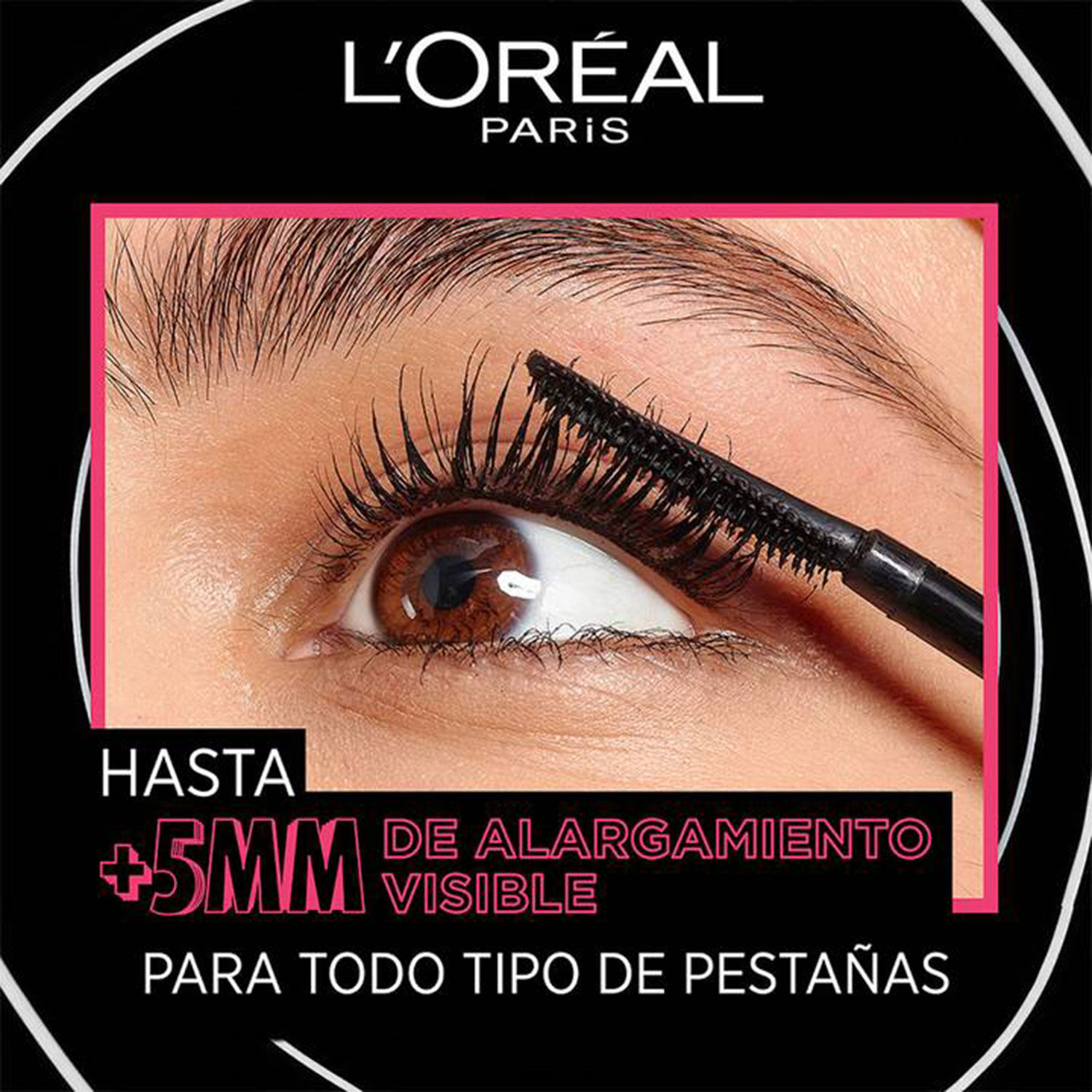 Máscara de Pestañas Loreal Telescopic Lift Waterproof X 1 U - Imagen 3