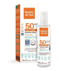 Protector Solar Facial Rayito de Sol BioActiv FPS50 X 100 Ml