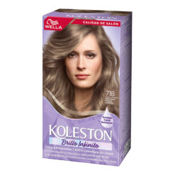 Tintura Permanente en Kit Koleston Brillo Infinito 71 Rubio Medio Perlado Iluminado X 1 U