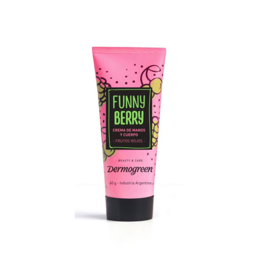 Crema para Manos y Cuerpo Dermogreen Frutos Rojos X 60 Gr