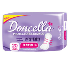 Protectores Diarios Doncella Pocket X 20 U