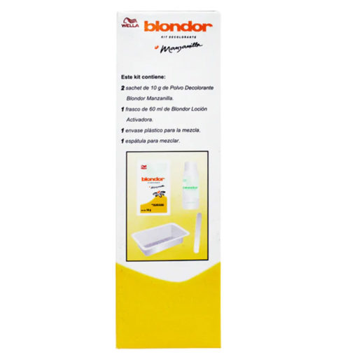 Kit Decolorante Wella Blondor Manzanilla - Imagen 3