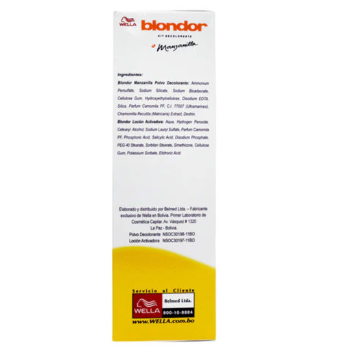 Kit Decolorante Wella Blondor Manzanilla - Imagen 5