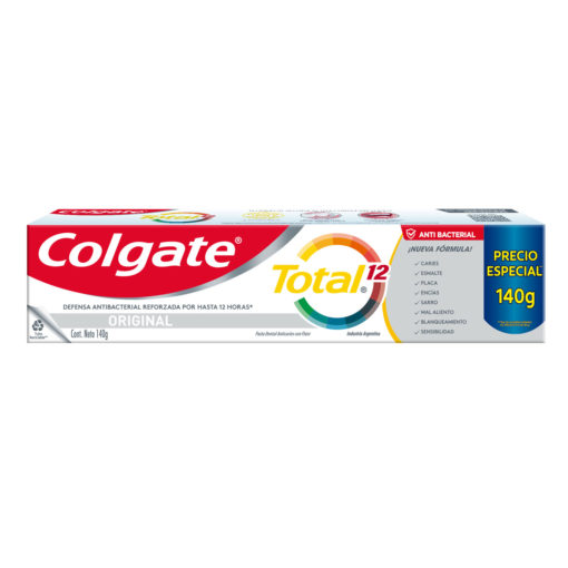 Crema Dental Colgate Total 12 X 140 Gr