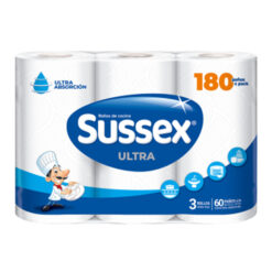 Rollos de Cocina Sussex Ultra 180 Paños X 3 U