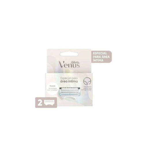 Repuesto Máquina de Afeitar Gillette Venus Íntima X 2 U - Imagen 2