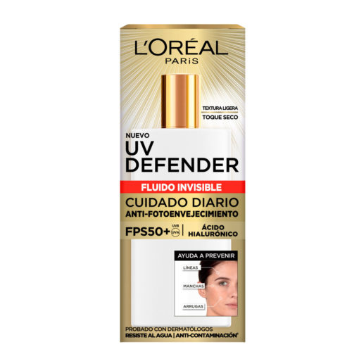 Protector Solar Facial L'Oreal París UV Defender FPS 50+ X 40 Gr - Imagen 3