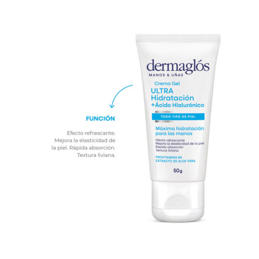 Crema Gel de Manos Dermaglos Ultra Hidratación X 50 Gr - Imagen 3